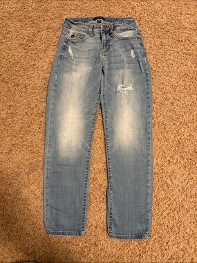 Judy Blue Light Blue Women's Denim Jeans with Branded Button